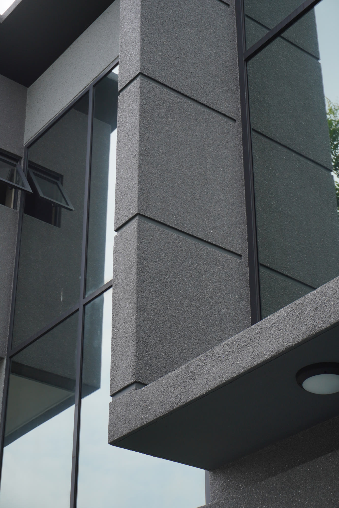 Close architectural detail from a completed Walltery project