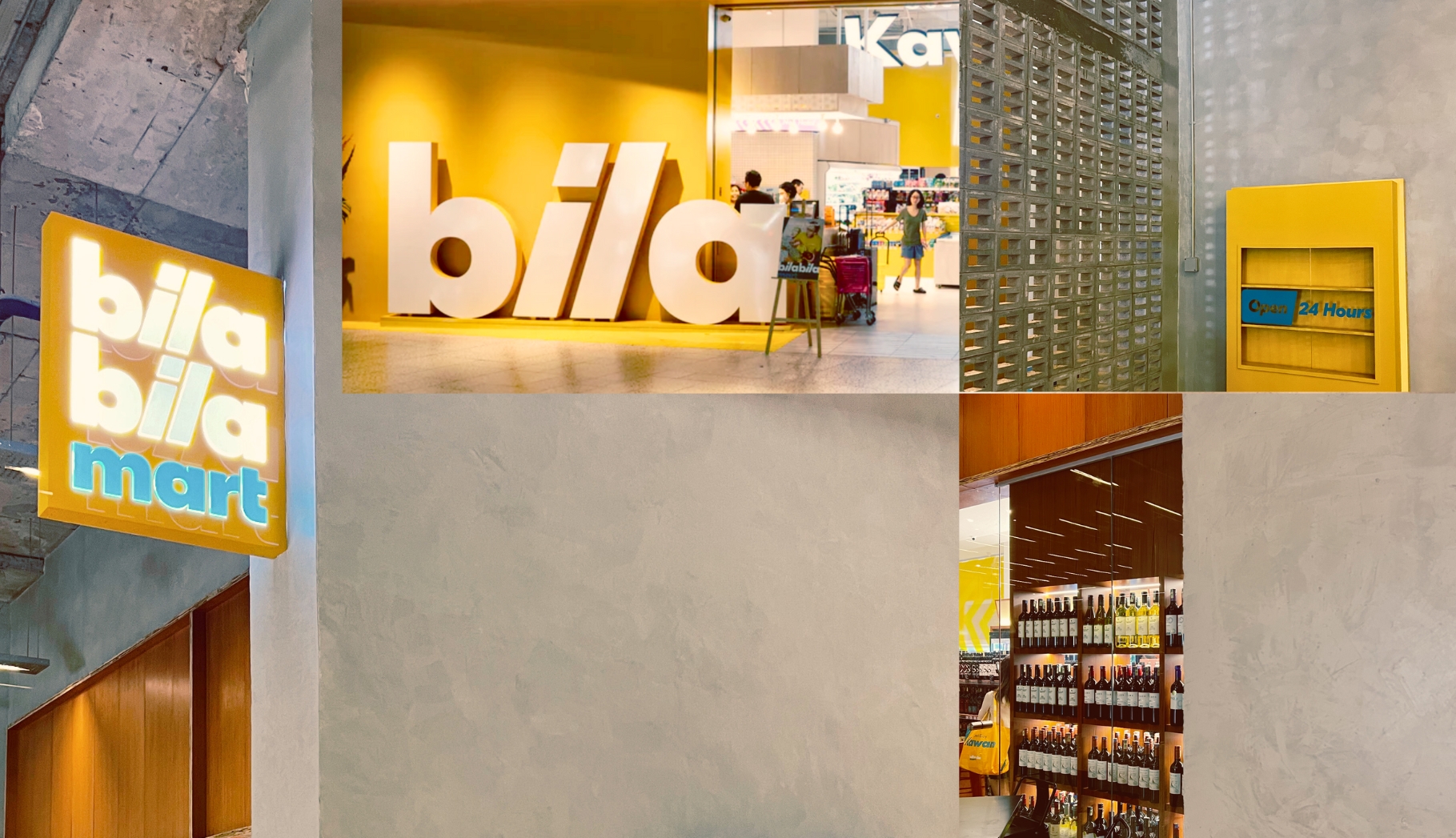 BilaBila Mart wall finish project in Millerz Square
