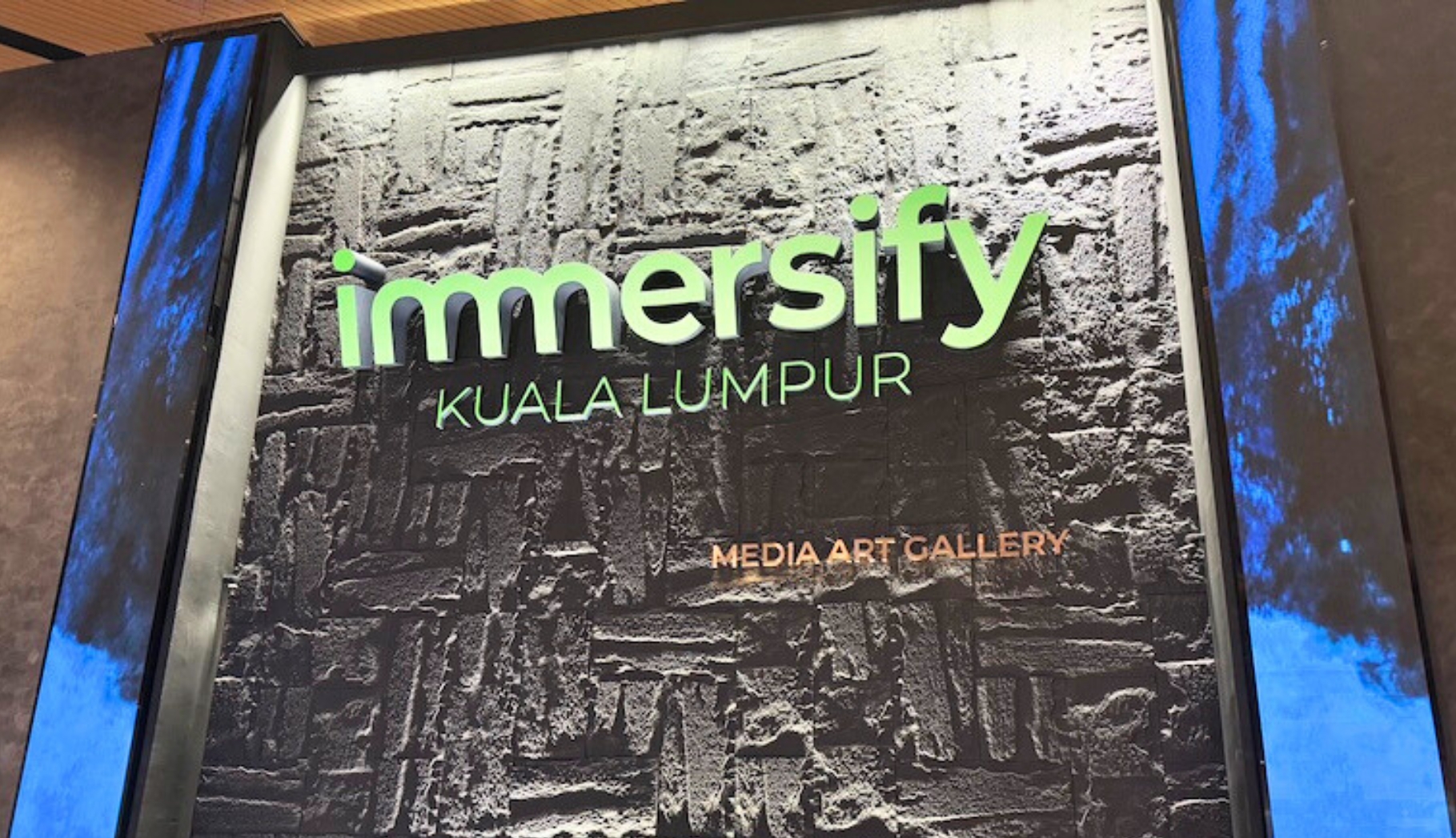 Immersify KL wall finish project in The Labs, Bukit Bintang City Centre